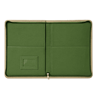 Eco-Friendly Jute Document Folder with Zipper Closure