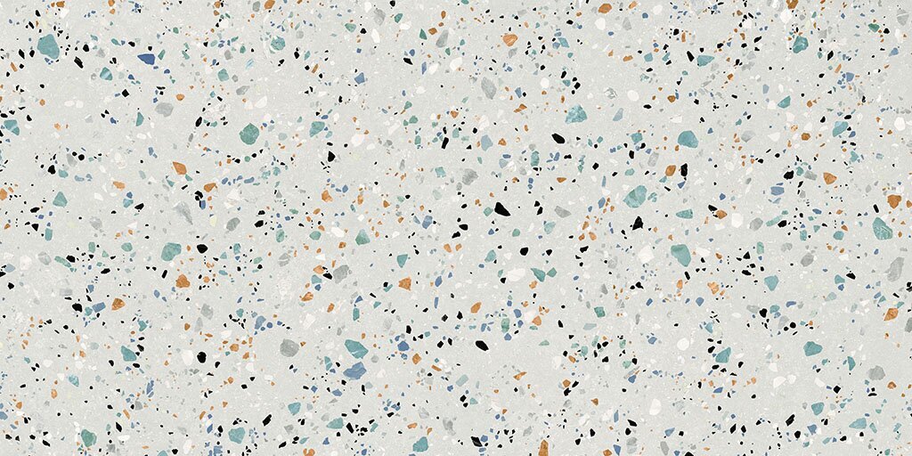 GRESIE TIP TERAZZO, GOBI BLANCO MATE 60X120