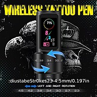 DONGYUNTATTOO adjustable stroke wireless tattoo pen DONGYUNTATTOO adjustable stroke wireless tattoo pen