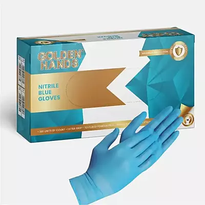 Blue Nitrile Gloves - Small - Medium - Large - XLarge Blue Nitrile Gloves - Small - Medium - Large - XLarge