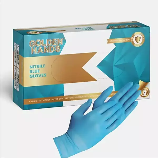 Blue Nitrile Gloves - Small - Medium - Large - XLarge
