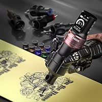 POSEIDON Multi-mode Adjustable OLED Wireless Tattoo Pen With POSEIDON Multi-mode Adjustable OLED Wireless Tattoo Pen With