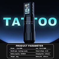 KVM promax Adjustable Wireless Tattoo Machine