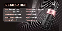 POSEIDON Multi-mode Adjustable OLED Wireless Tattoo Pen With POSEIDON Multi-mode Adjustable OLED Wireless Tattoo Pen With
