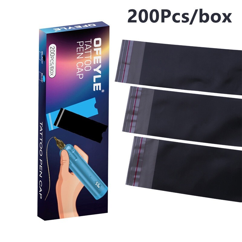 Ofeyle tattoo pen cap sleeves 200pcs