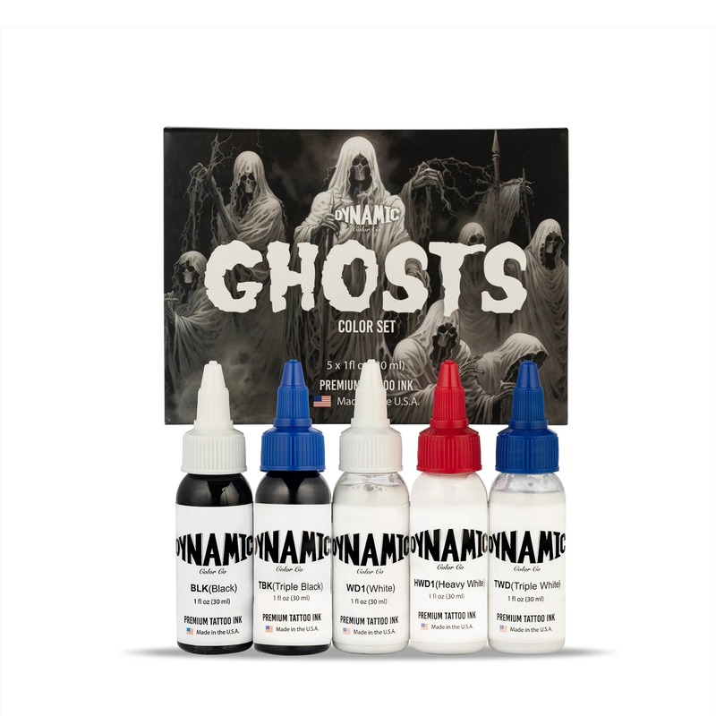 Dynamic Tattoo Ink Ghosts 1oz Color Set Dynamic Tattoo Ink Ghosts 1oz Color Set