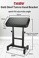 Adjustable XXL Arm Rest Diamond Stitch Premium 3 inch High Density Padding Adjustable XXL Arm Rest Diamond Stitch Premium 3 inch High Density Padding