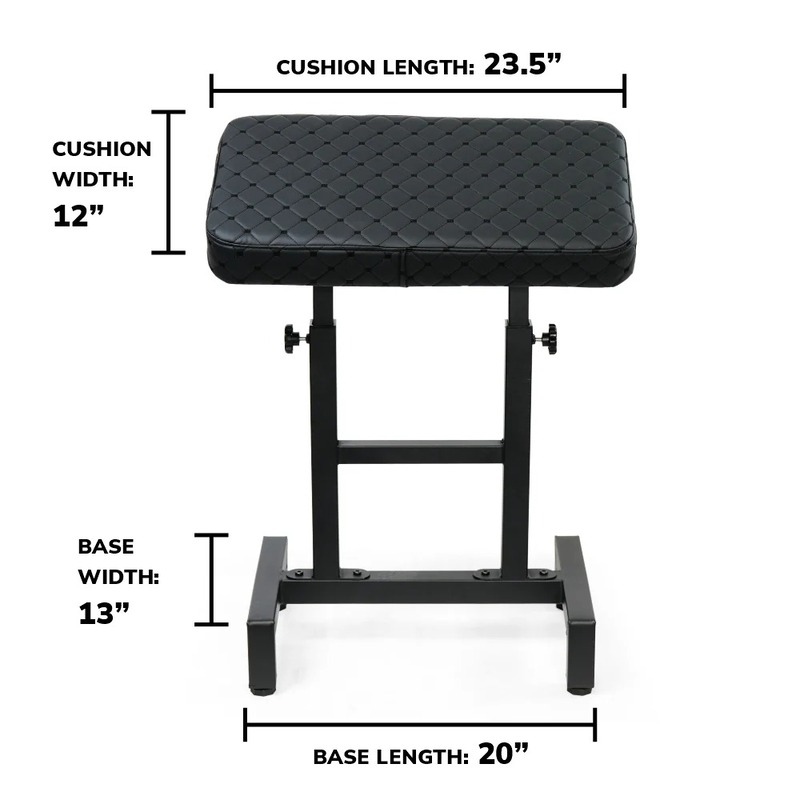Adjustable XXL Arm Rest Diamond Stitch Premium 3 inch High Density Padding Adjustable XXL Arm Rest Diamond Stitch Premium 3 inch High Density Padding