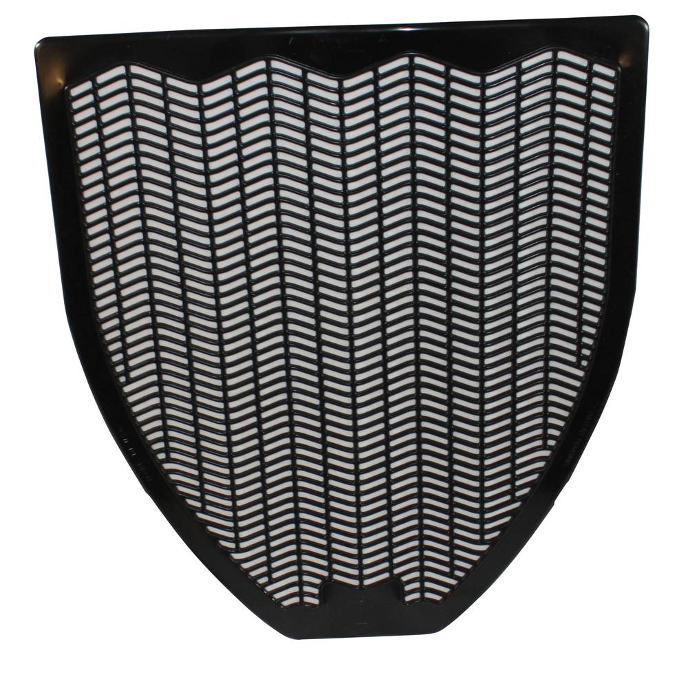 Hospeco Urinal Floor Z-Mat Deodorized Fresh Scent Black 6 / cs