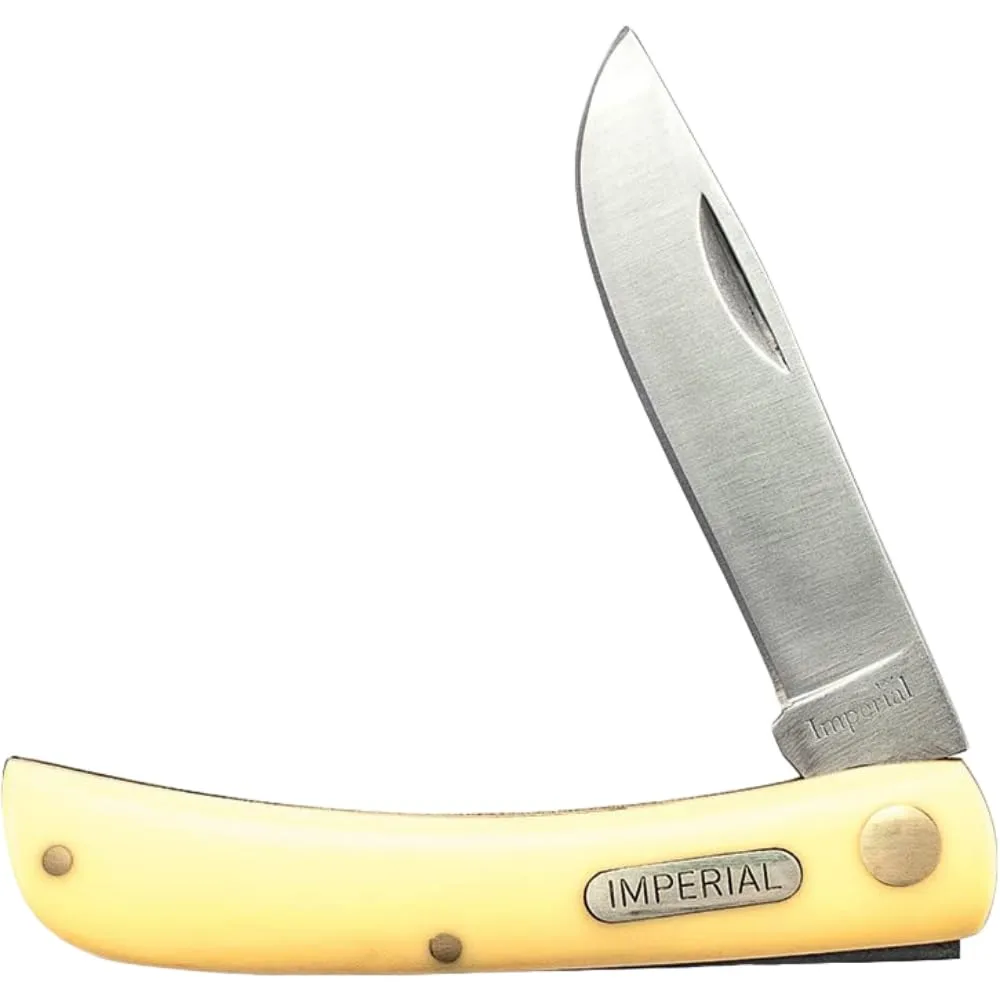 Imperial IMP22Y Folding Pocket Knife, Stainless Steel for Outdoor, Outdoor Survival and EDC,Silver