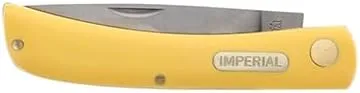 Imperial IMP22Y Folding Pocket Knife, Stainless Steel for Outdoor, Outdoor Survival and EDC,Silver
