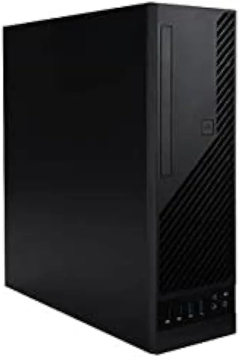 IN WIN Small Form Factor Micro-ATX Desktop Case with Built-In PSU