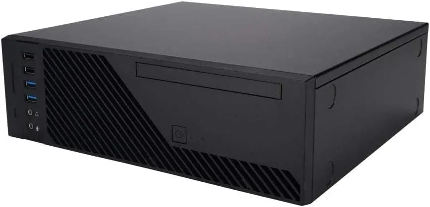 IN WIN Small Form Factor Micro-ATX Desktop Case with Built-In PSU
