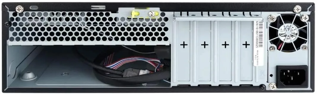 IN WIN Small Form Factor Micro-ATX Desktop Case with Built-In PSU