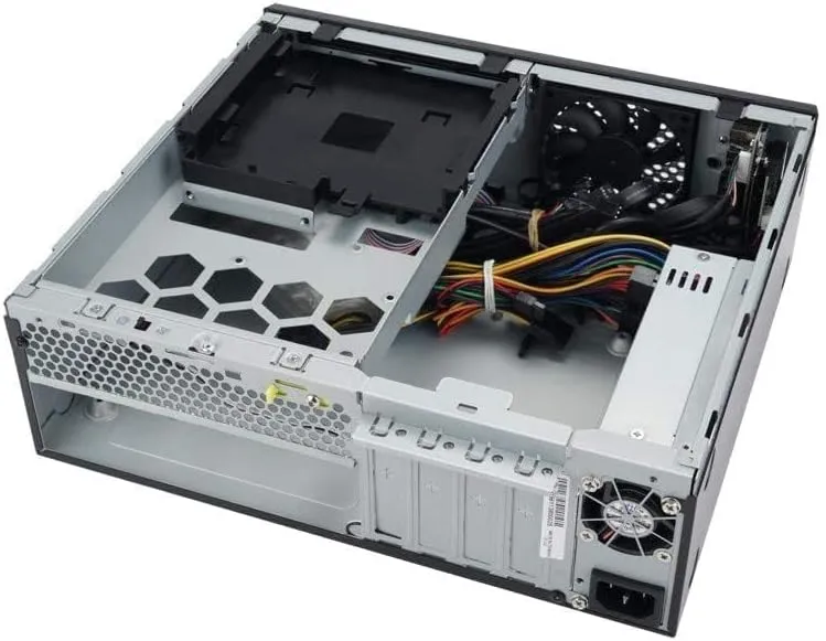 IN WIN Small Form Factor Micro-ATX Desktop Case with Built-In PSU