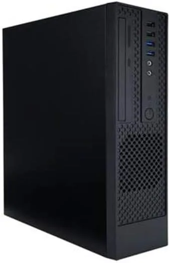 IN WIN Small Form Factor Micro-ATX Desktop Case with Built-In PSU