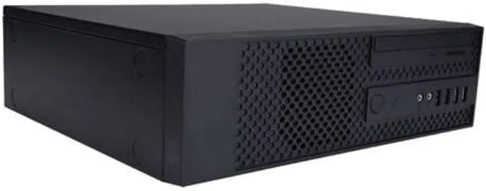 IN WIN Small Form Factor Micro-ATX Desktop Case with Built-In PSU