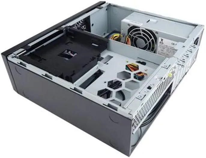 IN WIN Small Form Factor Micro-ATX Desktop Case with Built-In PSU