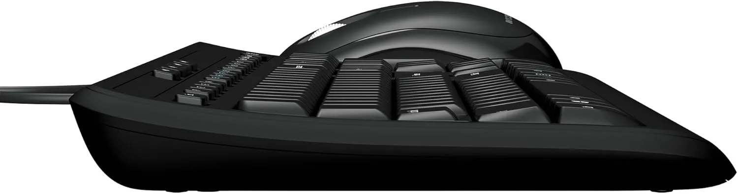 Incase Wired Desktop 600 Keyboard & Mouse Combo – Designed by Microsoft – Four Hot Keys, Spill-Resistant Keyboard