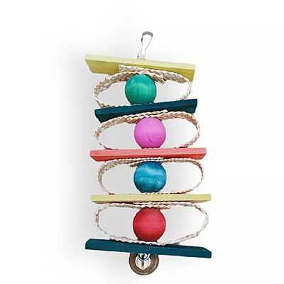 Hanging Toy For Birds With Bell 10" Hanging Toy For Birds With Bell 10"