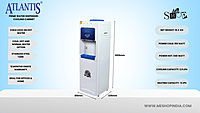 Infographic Image of Atlantis Prime Cooling Cabinet Water Dispenser Machine.
