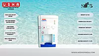 Infographic Image of Usha Laguna Table Top Water Dispenser. Infographic Image of Usha Laguna Table Top Water Dispenser.