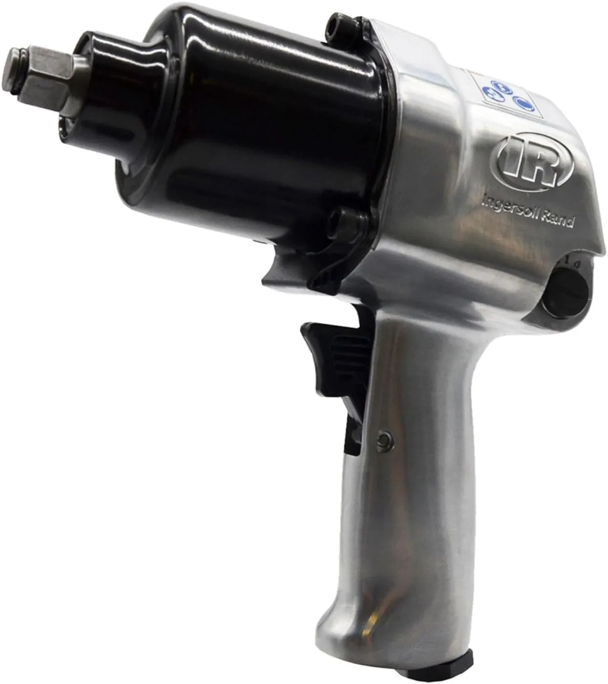 Ingersoll Rand 244A 1/2" Air Impact Wrench, 500 ft-lbs Max Torque, Super Duty, Pistol Grip Standard Anvil