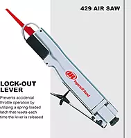 Ingersoll Rand 429 Reciprocating Air Saw, 3/8" Stroke Length, 10,000 Strokes per Minute, 1.3 lbs