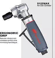 Ingersoll Rand 5102MAX Air Die Grinder – Right Angle, Ergonomic Grip, 0.4 HP and 20,000 RPM Motor, Lightweight Tool