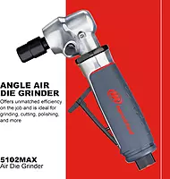 Ingersoll Rand 5102MAX Air Die Grinder – Right Angle, Ergonomic Grip, 0.4 HP and 20,000 RPM Motor, Lightweight Tool