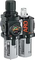 Ingersoll Rand - ARO ARO 1/4" PIGGYBACK FILTER/REGULATOR + LUBRICATOR C38121-600