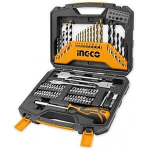 INGCO 67 Pieces Drill Bits Set Multi-Purpose HSS Drill Bit Kit INGCO 67 Pieces Drill Bits Set Multi-Purpose HSS Drill Bit Kit