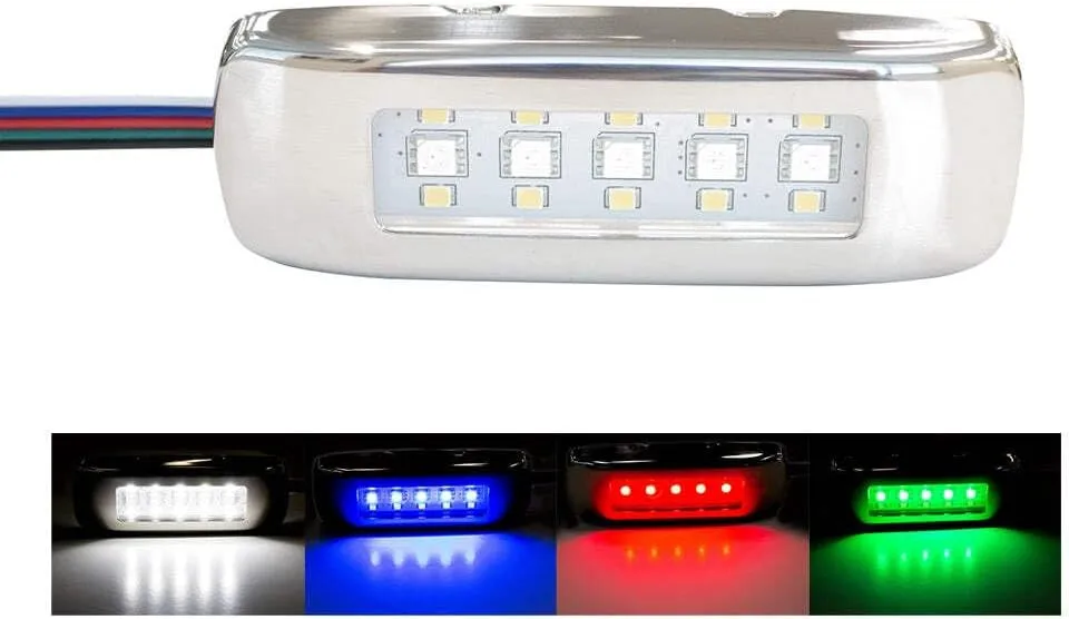 Innovative Lighting RGBW Tri-Lite w/Stainless Steel Bezel