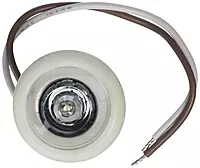 Innovative Lighting 011-5540-7 White Led Clear Lens Bulkhead Shortie with White Grommet