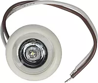 Innovative Lighting 011-5540-7 White Led Clear Lens Bulkhead Shortie with White Grommet