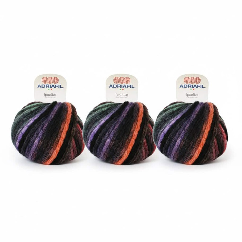 Lotto di 3 gomitoli Adriafil Ipnotico col. 22 150 grammi