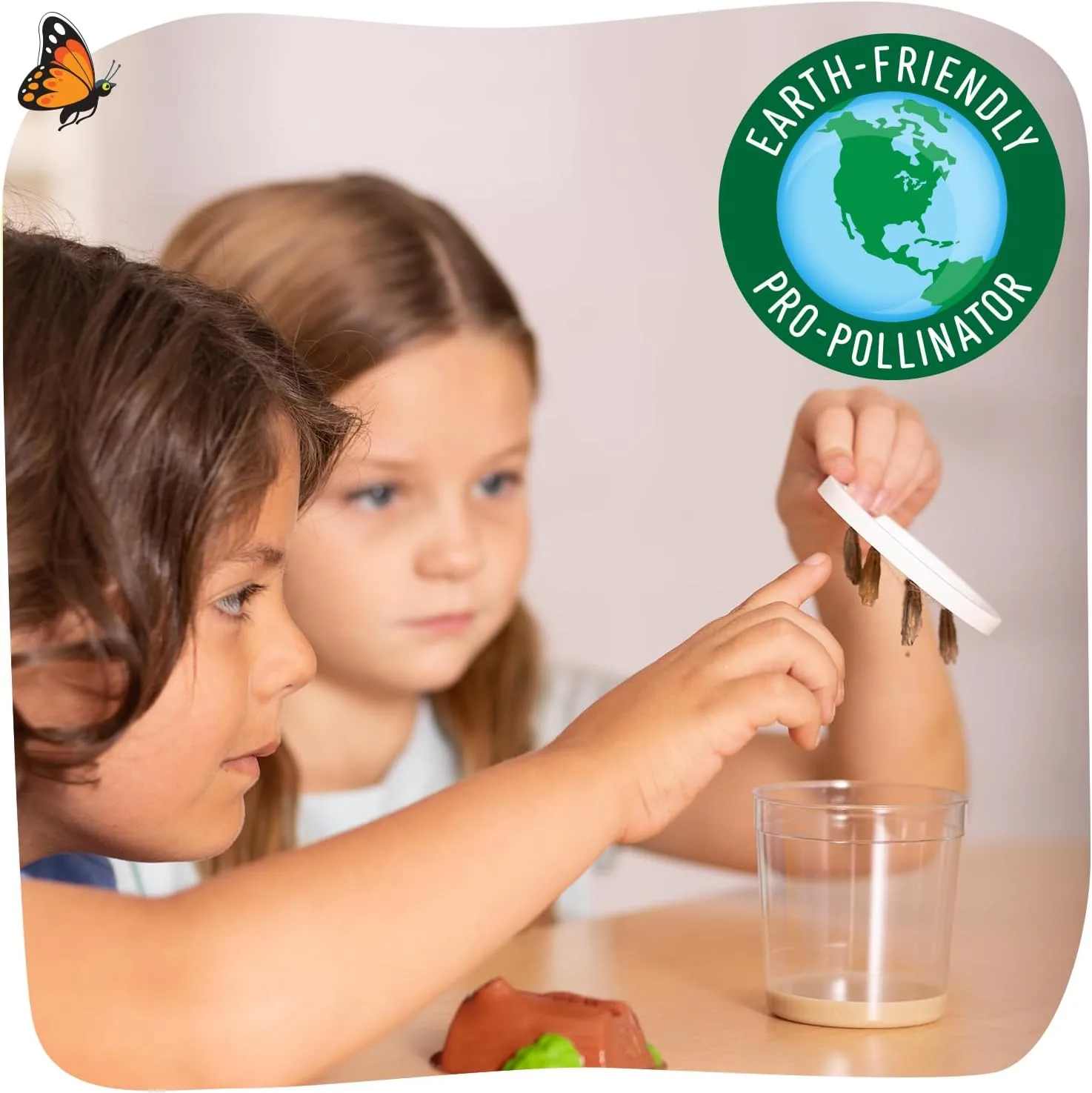 Insect Lore Raise and Release Butterfly Garden Kit – Caterpillar Habitat with redeemable Voucher