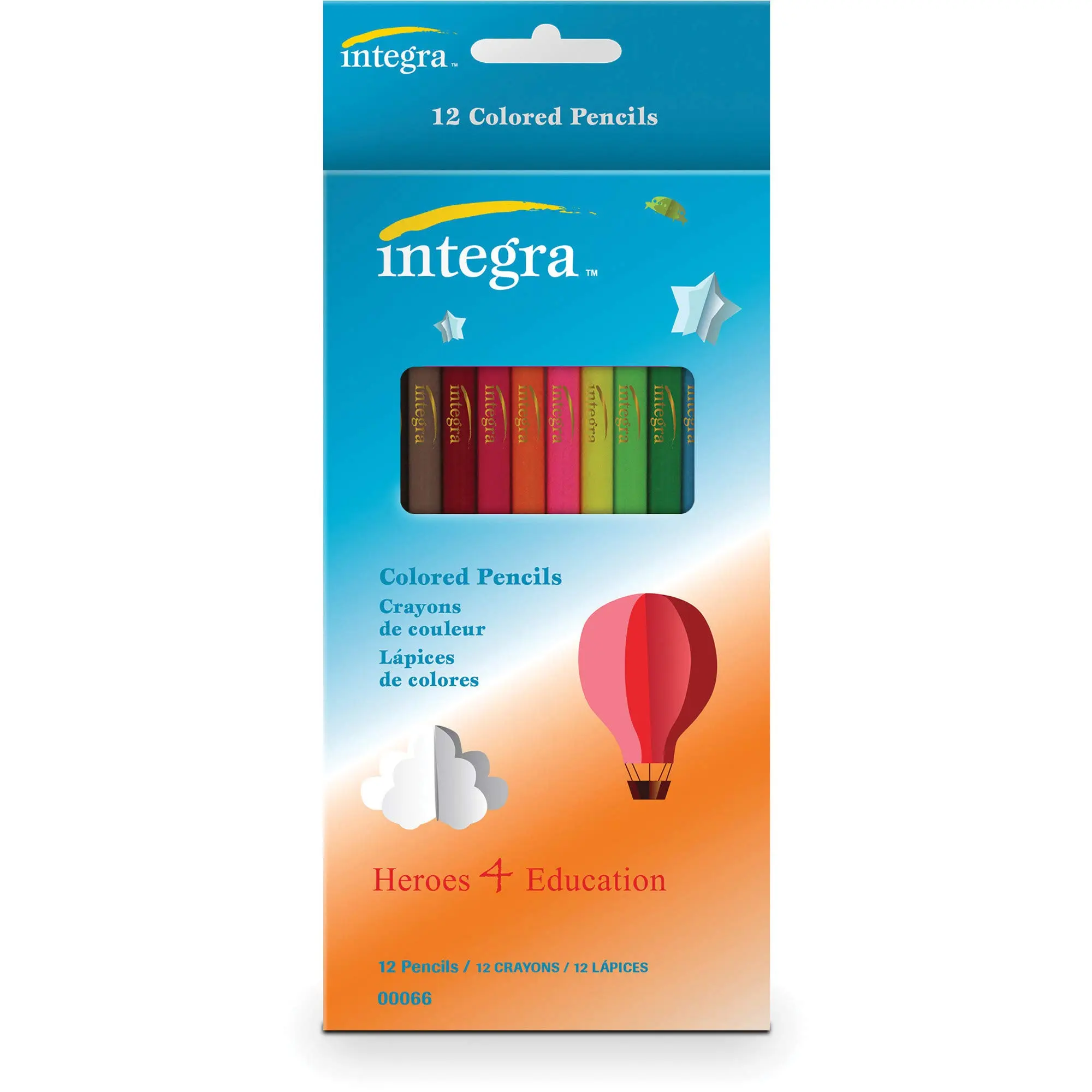 Integra Colored Pencils, Assorted, Pack Of 12