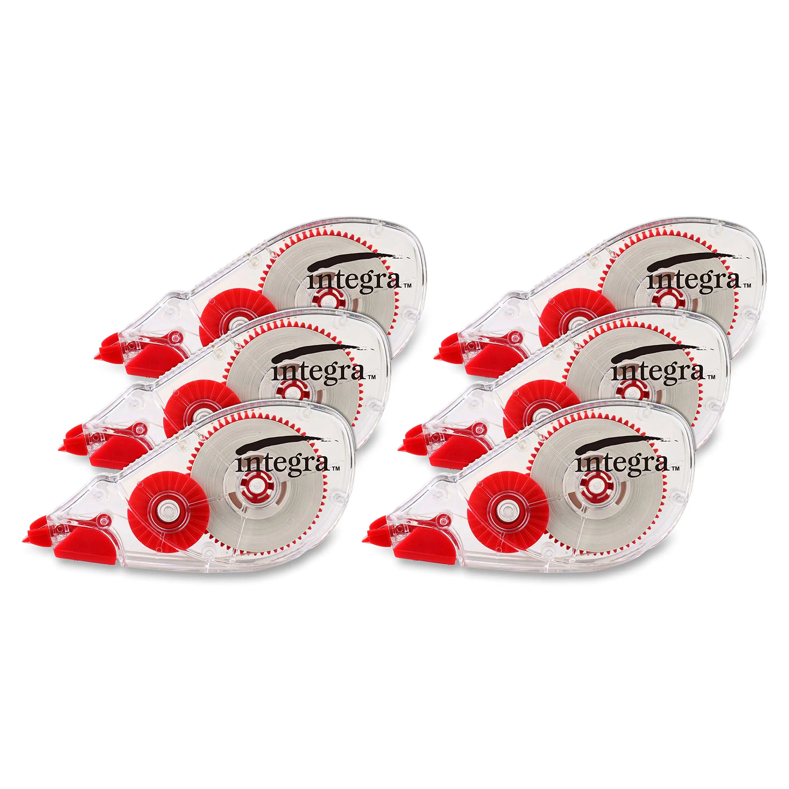 Integra Dispensing Correction Tape - White - 6 Pack