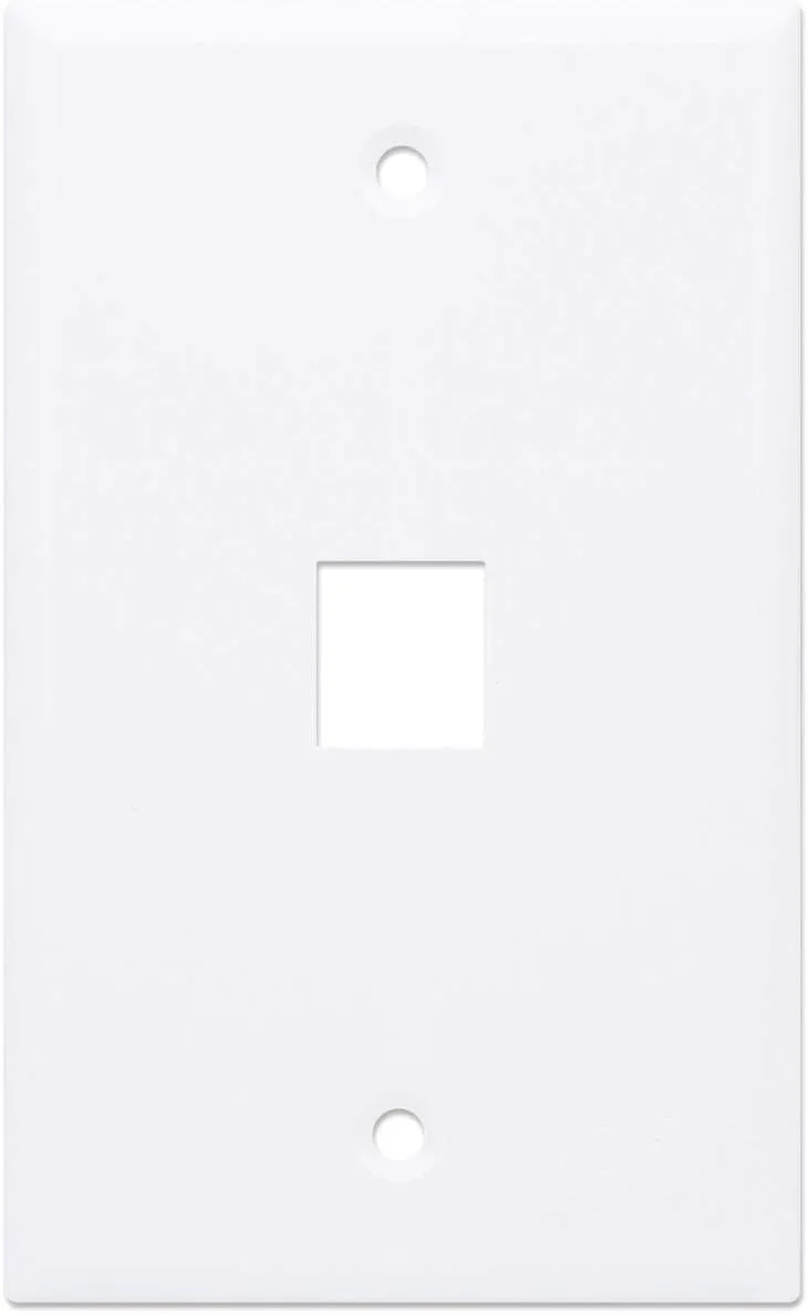 INTELLINET 1-Outlet Keystone Wall Plate