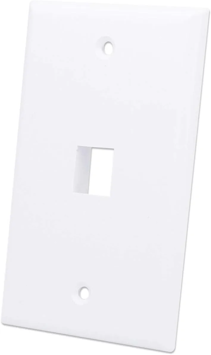 INTELLINET 1-Outlet Keystone Wall Plate