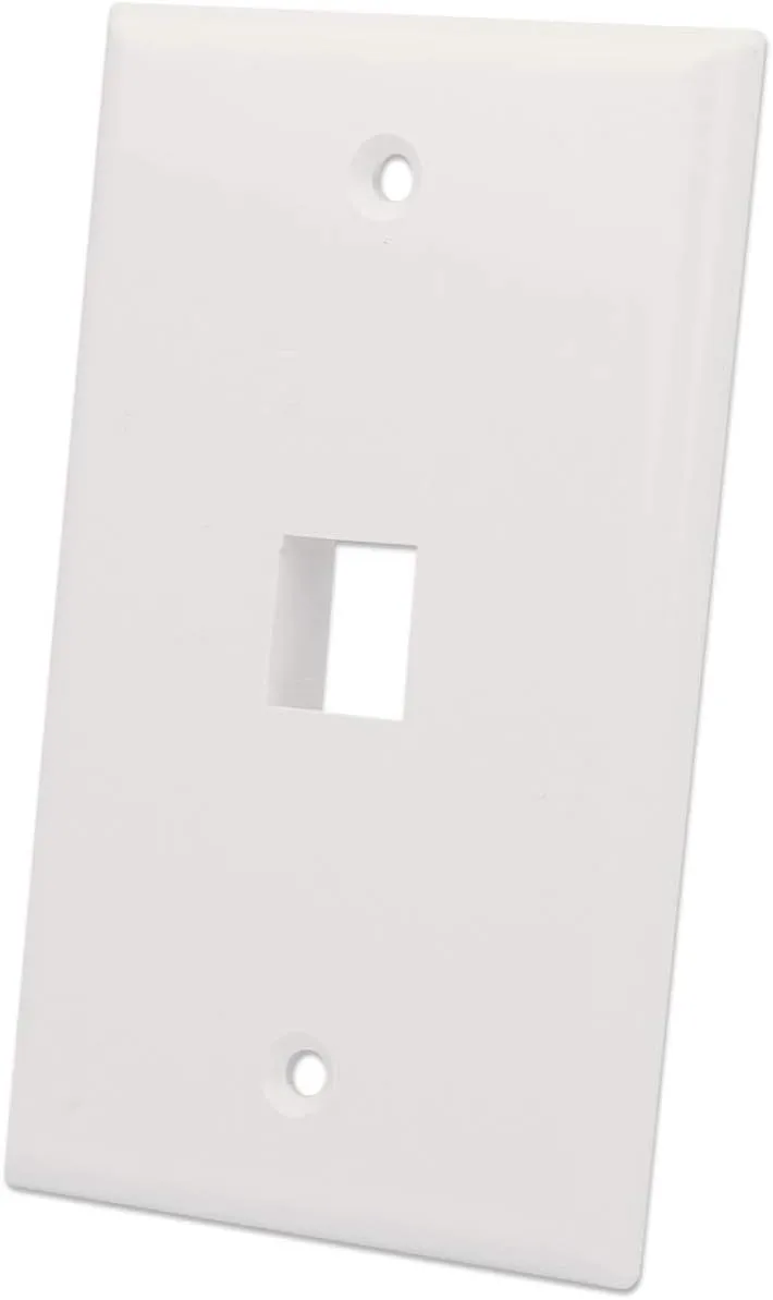 INTELLINET 1-Outlet Keystone Wall Plate