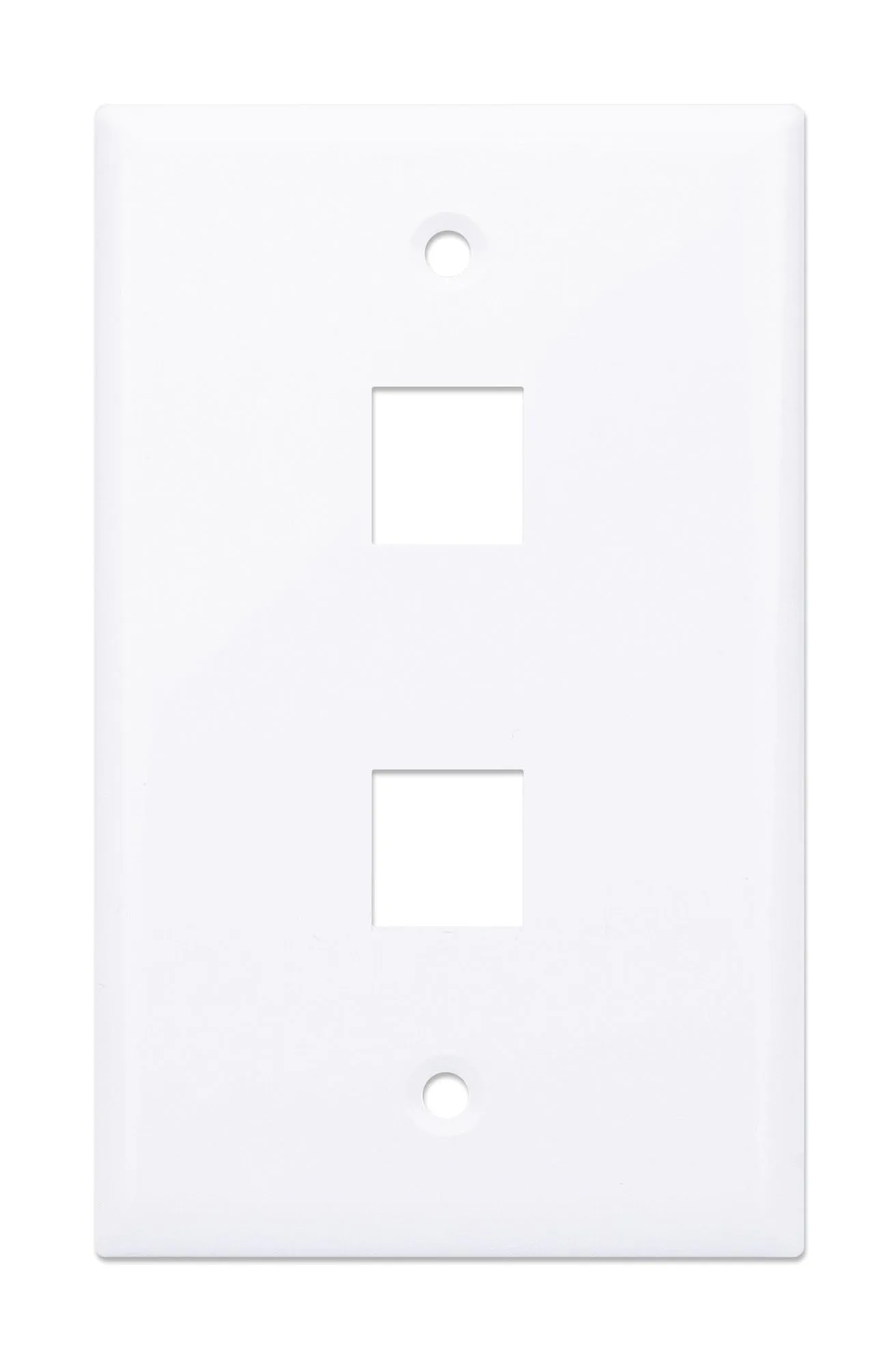 INTELLINET 2-Outlet Keystone Wall Plate