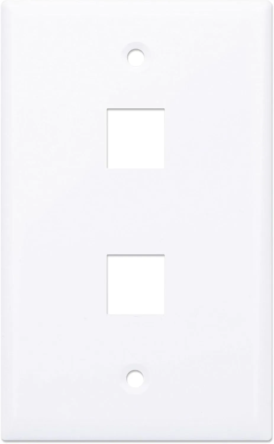 INTELLINET 2-Outlet Keystone Wall Plate