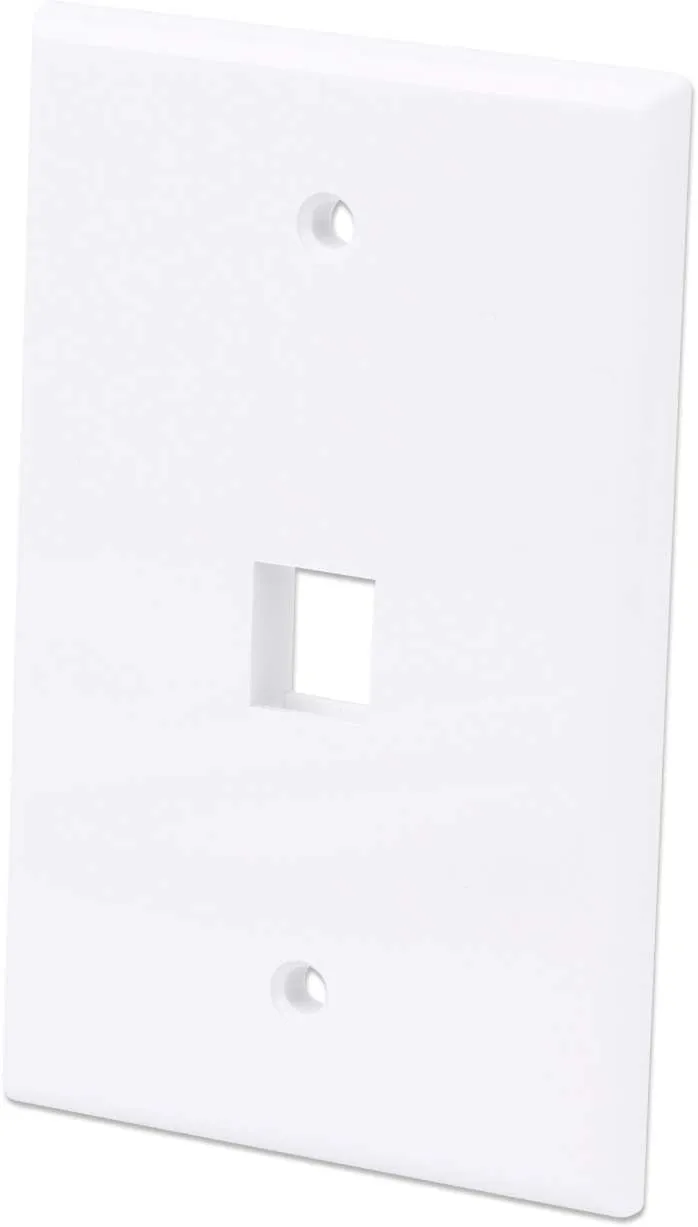 INTELLINET 1-Outlet Keystone Wall Plate