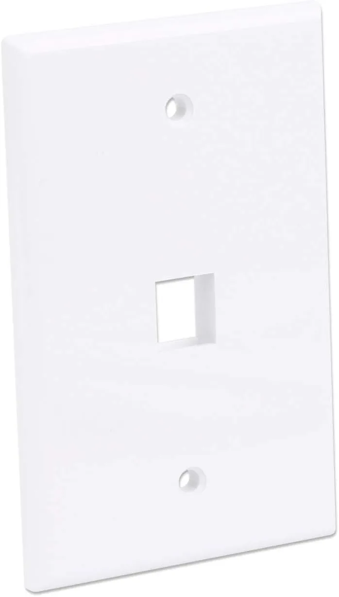 INTELLINET 1-Outlet Keystone Wall Plate