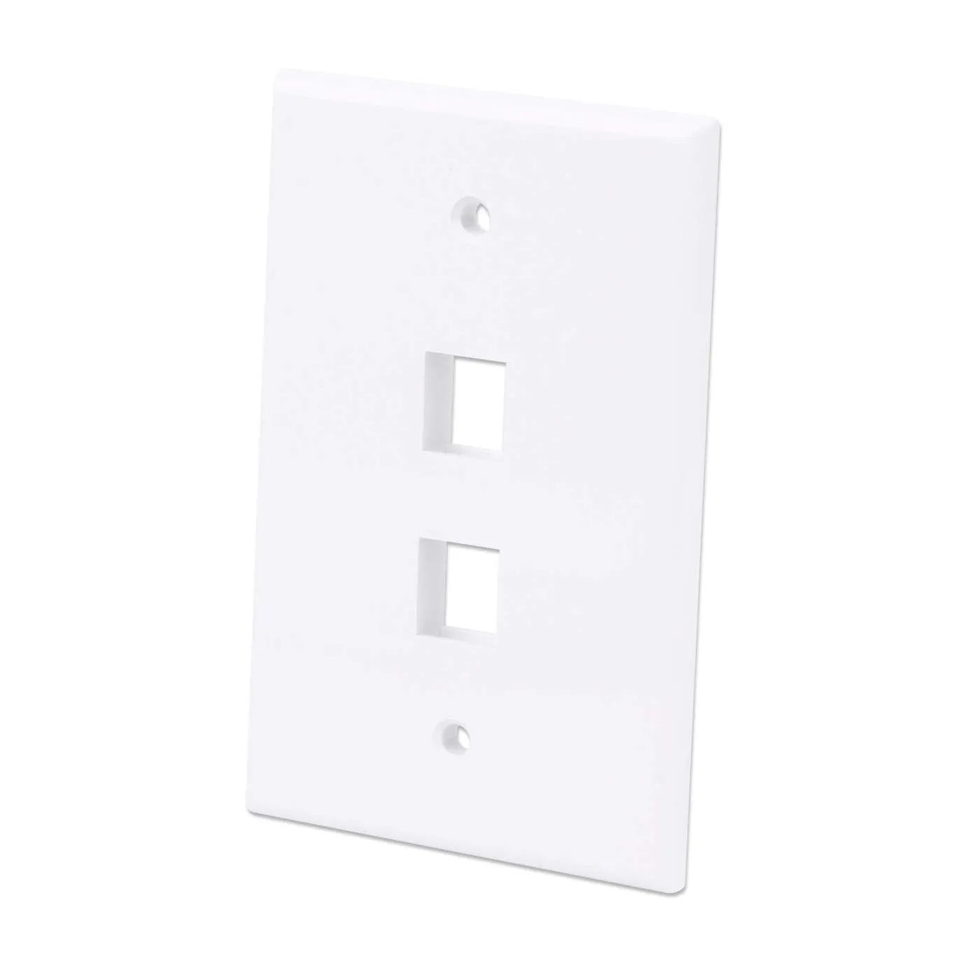 INTELLINET 2-Outlet Keystone Wall Plate