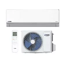 Set Minisplit Inverter 1 Ton. York Frio y Calor 12 MBH 17.5 SEER 220/1/60 - YHKE12ZJMGXBORX