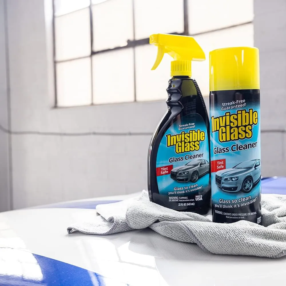 Invisible Glass 92164 Premium Glass Cleaner Spray for Car Windshields and Windows, Automotive and Home Window Cleaner, Streak-Free, Ammonia-Free, Tint-Safe – 22 fl oz 22 Fl Oz (Pack of 1)
