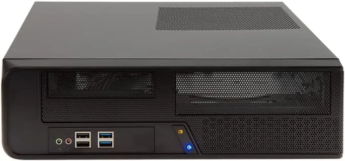 IN WIN Small Form Factor Micro-ATX Desktop Case with Built-In PSU